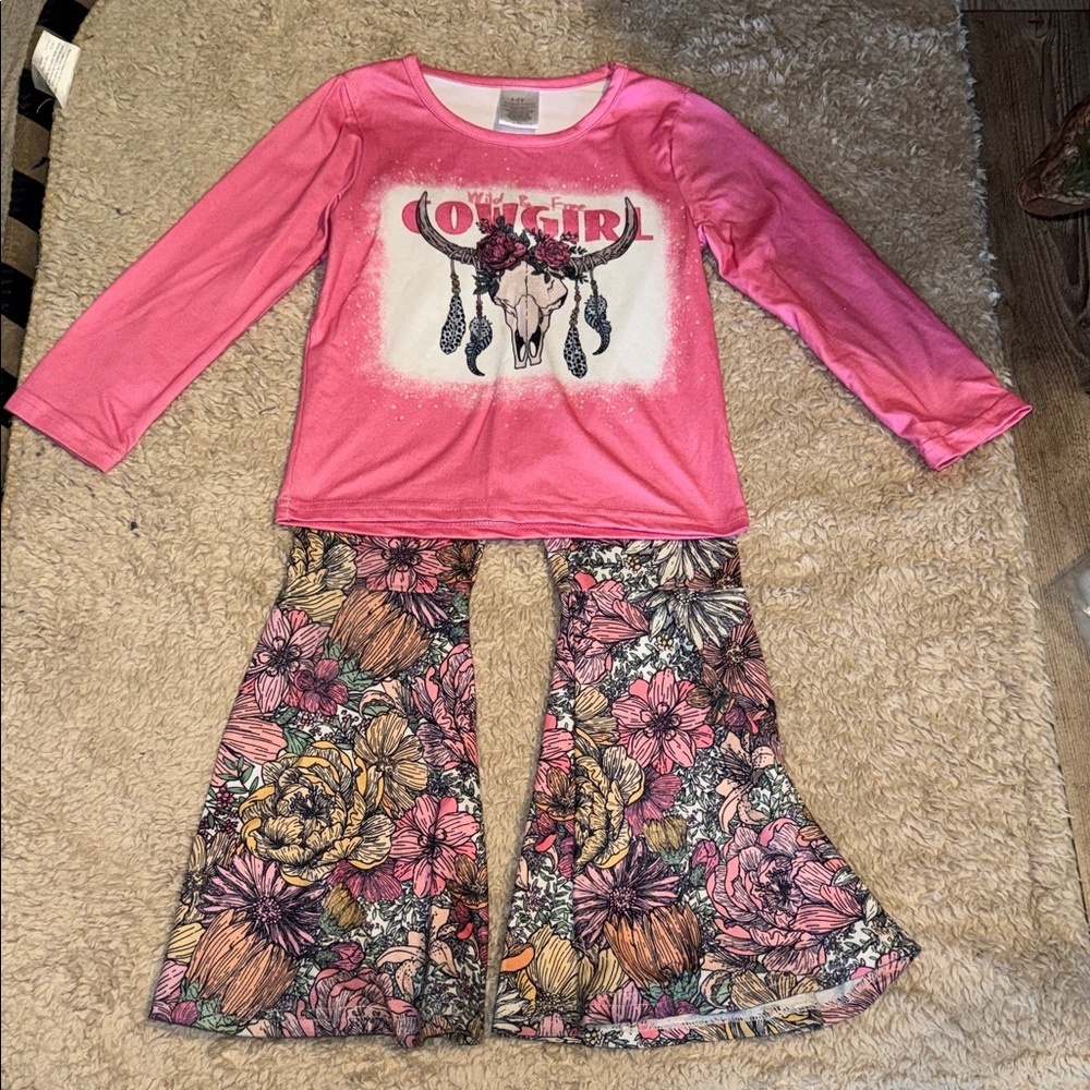 Toddler “Wild & Free Cowgirl” Outfit